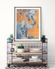 Abstract photography print, 'Rust Collage' industrial art | Photography by PappasBland. Item composed of paper in mid century modern or contemporary style