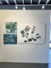 Early Bloomer | Mixed Media in Paintings by Shelley Helms Fleishman. Item made of wood with cotton works with boho & contemporary style