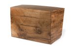 Chest of Drawers of Solid Scottish Walnut, Asymmetrical side | Storage by Jonathan Field. Item made of walnut