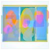 Three Faces Color Abstraction | Prints in Paintings by Marc VanDermeer. Item made of paper