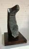 Little Seahorse | Sculptures by Barry Namm Art. Item made of steel with stone