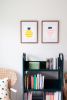 Geometric abstract fruit screen prints | Prints by LEMONNI. Item made of paper