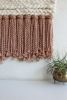 Rose | Macrame Wall Hanging in Wall Hangings by Keyaiira | leather + fiber | Santa Rosa in Santa Rosa. Item made of cotton with fiber