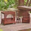 1:10 Scale Heritage Micro-Sculpture Ming Furniture Set I | Ornament in Decorative Objects by Dynasty Artisan. Item composed of wood & metal compatible with contemporary and japandi style