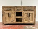 Model #1034 - Custom Double Sink Bathroom Vanity | Countertop in Furniture by Limitless Woodworking. Item composed of maple wood in contemporary or country & farmhouse style