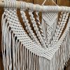 Colgante de pared | Macrame Wall Hanging in Wall Hangings by Amayeli Macrame. Item made of wood & fabric compatible with boho and art deco style