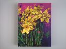 Bursting Into Spring | Oil And Acrylic Painting in Paintings by Judy Century Art. Item composed of canvas and synthetic