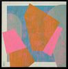Fractured fallen orange pink | Oil And Acrylic Painting in Paintings by Ronald Hunter. Item composed of canvas in minimalism or contemporary style