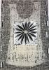 Dress Series: Black Sunflower | Mixed Media by Pam (Pamela) Smilow. Item made of paper