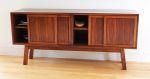 Nakashima Inspired Sideboard/Credenza | Storage by Simon Metz Woodworking. Item made of oak wood