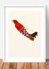 Aerofauna II | Oil And Acrylic Painting in Paintings by Valero Doval. Item composed of canvas and paper