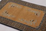Rug & Kilim’s Chinese Art Deco Rug, Brown with Greek Key | Area Rug in Rugs by Rug and Kilim