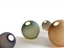 Knitted Floor Lamp - Free 40cm | Lamps by Ariel Zuckerman Studio. Item composed of fabric