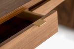 Custom two person desk | Tables by SHIPWAY living design. Item made of walnut
