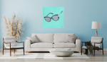 Sunglasses Bling - Vibrant Giclée Print | Prints in Paintings by Michelle Keib Art. Item made of paper