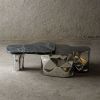 Marble & Steel Coffee Table — Colgado, Nitush Aroosh | Tables by Nitush Aroosh. Item composed of steel and marble in contemporary or eclectic & maximalism style