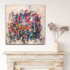 "My Parrot" | Oil And Acrylic Painting in Paintings by Shirly Maimom Art. Item composed of canvas and synthetic