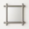 Frame Mirror, Handmade Solid Wood, Minimal and Detailed Look | Decorative Objects by Flek Design. Item composed of wood in minimalism or mid century modern style