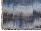 Mirror Terrain - Jacquard Woven Thrown Blanket | Linens & Bedding by Jessie Bloom Studio. Item composed of cotton compatible with boho and mid century modern style