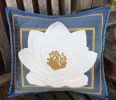 Magnolia | Pillow in Pillows by APPLIQUE ARTISTRY. Item made of cotton with fiber