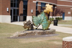 Four Seasons | Public Sculptures by KevinBoxStudio | University of Central Oklahoma in Edmond