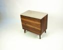 Marissa | Nightstand in Storage by Curly Woods. Item composed of oak wood and concrete in contemporary or modern style