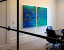 SOLD PRIVATE COLLECTION: LAKE CHELAN 15 | Oil And Acrylic Painting in Paintings by Betty Jo Costanzo | Drinker Biddle & Reath LLP: Coleman Brian A in Washington. Item made of wood