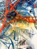 Lingering Blue | Oil And Acrylic Painting in Paintings by Edward Wilcox. Item made of canvas compatible with mid century modern style