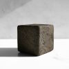 The Small Earthen Cube Sculpture | Sculptures by Carolyn Powers Designs. Item composed of concrete compatible with minimalism and contemporary style