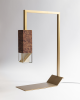 Lamp/Two Wood Revamp 02 | Table Lamp in Lamps by Formaminima. Item made of walnut with brass works with minimalism style
