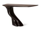 Amorph Frolic Console, Ebony Stained, Wall-Mounted, Facing R | Console Table in Tables by Amorph. Item made of wood