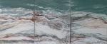 Catching The Waves | Oil And Acrylic Painting in Paintings by Hoai Not Art. Item composed of canvas and synthetic