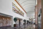 "Strata" Wall Sculpture | Wall Hangings by MORAN BROWN | Key Tower in Cleveland. Item made of aluminum
