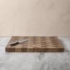 Walnut Cutting Board Double Sided, End Grain Butcher Block | Serving Board in Serveware by Halohope Design. Item composed of walnut in minimalism or mid century modern style