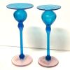 Tall Candleholders | Candle Holder in Decorative Objects by Rick Strini. STRINI ART GLASS. Item composed of glass