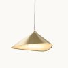 Emily II Brass | Pendants by MOSS Objects. Item made of fabric with steel works with minimalism & mid century modern style