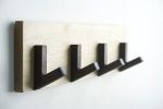 Modern Coat & Hat Rack | Storage by THE IRON ROOTS DESIGNS. Item made of maple wood compatible with minimalism and modern style