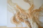 Corrientes IV | Embroidery in Wall Hangings by Mariana Baertl. Item made of canvas works with boho & japandi style