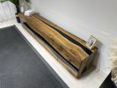 Wooden Custom Sideboard - Live Edge Sideboard & TV UNIT | Storage by Tinella Collection. Item composed of wood in minimalism or contemporary style