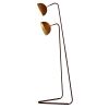 The Queen Floor Double Lamp | Floor Lamp in Lamps by Marie Burgos Design and Collection. Item composed of metal