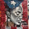 Amanda “The Real Deal” Serrano | Street Murals by Albertus Joseph. Item made of synthetic