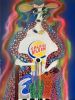 Space is the place | Oil And Acrylic Painting in Paintings by Lulu Bella Art. Item composed of canvas and synthetic