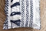 Ava Boho Artisanal Weave Handloom Cushion-Handcraft Cotton | Pillows by Humanity Centred Designs. Item made of cotton works with boho & minimalism style