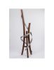 Campfire Coat Rack / Sculpture | Sculptures by Madison Flitch. Item composed of walnut and aluminum in mid century modern or contemporary style