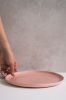Handmade Porcelain Dinner Plates. Powder Pink | Dinnerware by Creating Comfort Lab. Item composed of ceramic