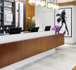 Catwalker — Hotel Lobby Installation | Prints by Kirsten Ulve | INNSiDE by Meliá New York NOMAD in New York. Item made of canvas with paper works with minimalism & contemporary style