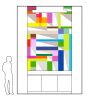 Motion mural | Street Murals by Johanna Boccardo | Motion at Dadeland in Miami. Item made of synthetic