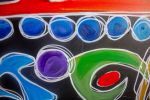 Happy Samba | Oil And Acrylic Painting in Paintings by Nathalie D Gribinski. Item composed of canvas compatible with contemporary style