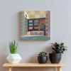 Terminus Crossing | Mixed Media in Paintings by Rich Godfrey. Item made of wood & canvas compatible with minimalism and mid century modern style
