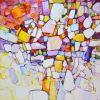 Color maze 2. | Oil And Acrylic Painting in Paintings by IRYNA KASTSOVA. Item composed of canvas compatible with contemporary and art deco style